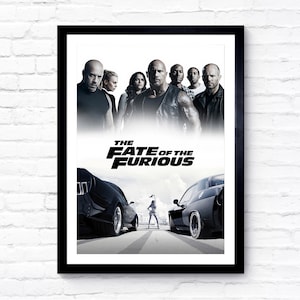 The Fate of the Furious - The Fast and the Furious - 2017 - Filmposter - Filmposter - Kinoposter - A1/A2/A3/A4/A5