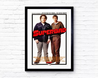 Superbad - 2007 - Movie Poster - Film Poster - Cinema Poster - A1/A2/A3/A4/A5