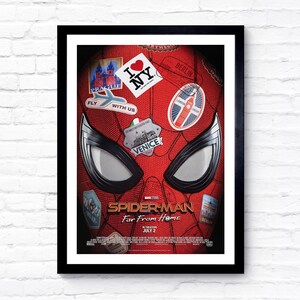 Spider-Man: Far From Home - 2019 - Movie Poster - Film Poster - Cinema Poster - A1/A2/A3/A4/A5