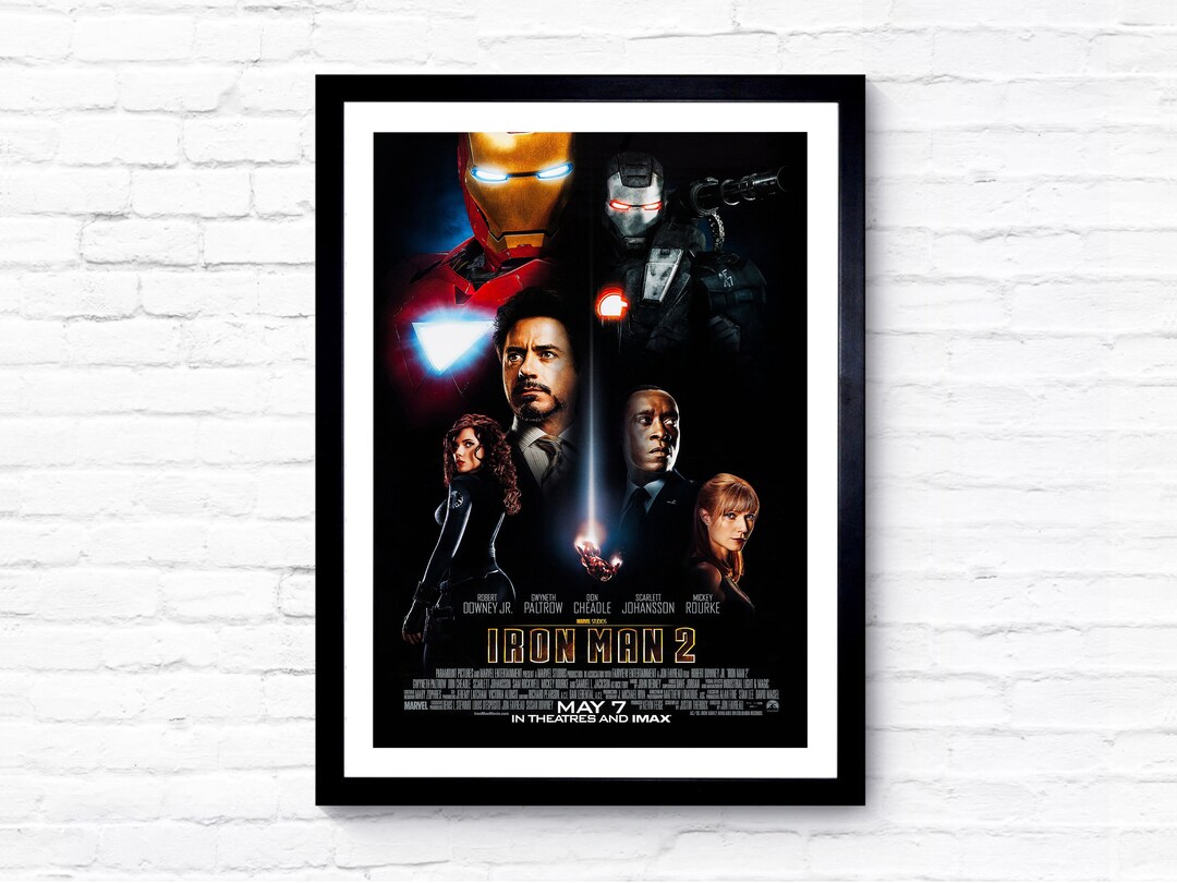 Iron Man 2 - 2010 - Movie Poster - Film Poster - Cinema Poster - A1/A2