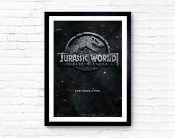 Jurassic World: Fallen Kingdom - 2018 - Movie Poster - Film Poster - Cinema Poster - A1/A2/A3/A4/A5