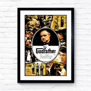 The Godfather - Marlon Brando - Al Pacino - James Caan - 1972 - Movie Poster - Film Poster - Cinema Poster - A1/A2/A3/A4/A5