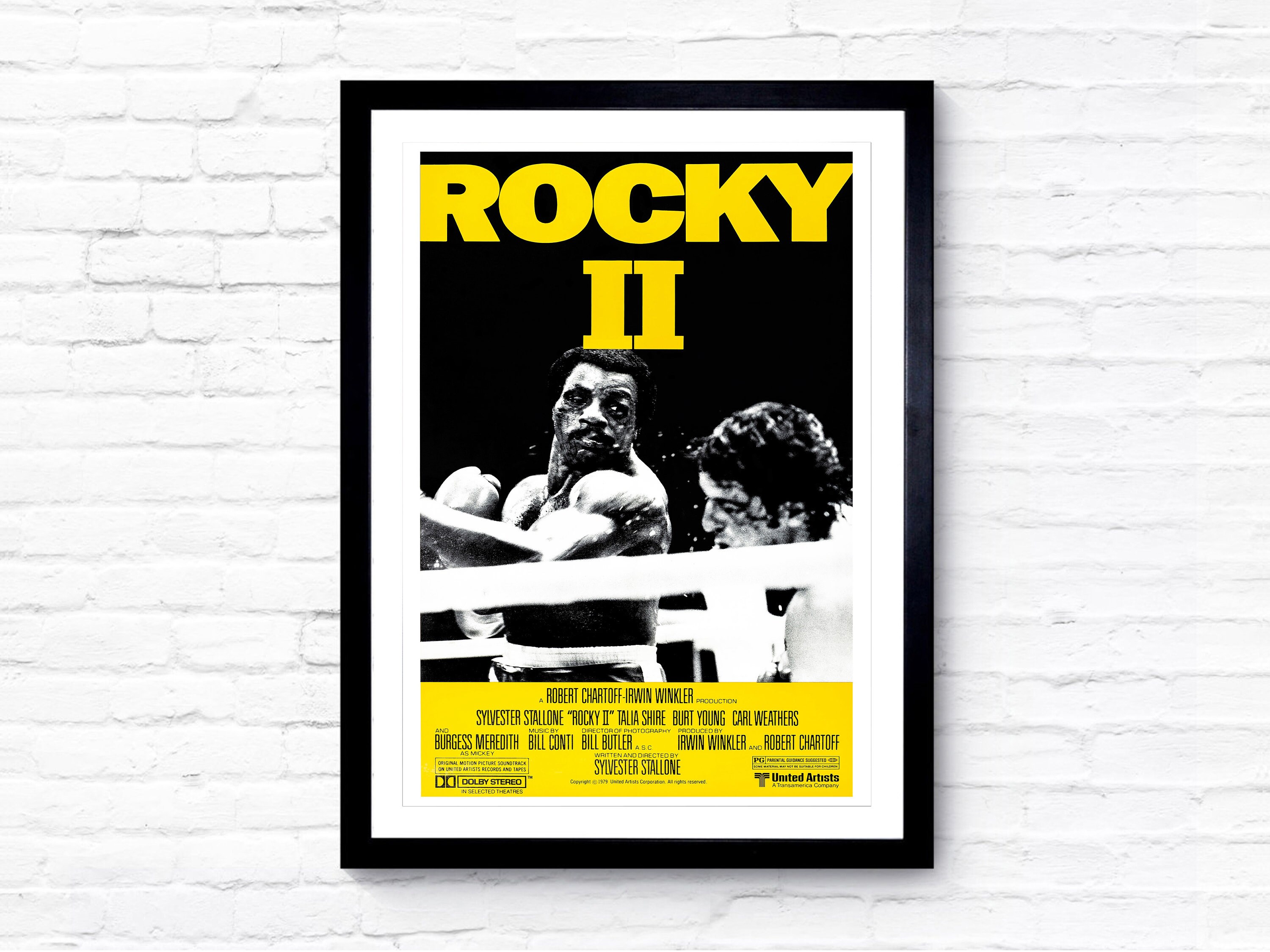 Rocky II - Rocky 2 - 1979 - Movie Poster - Film Poster