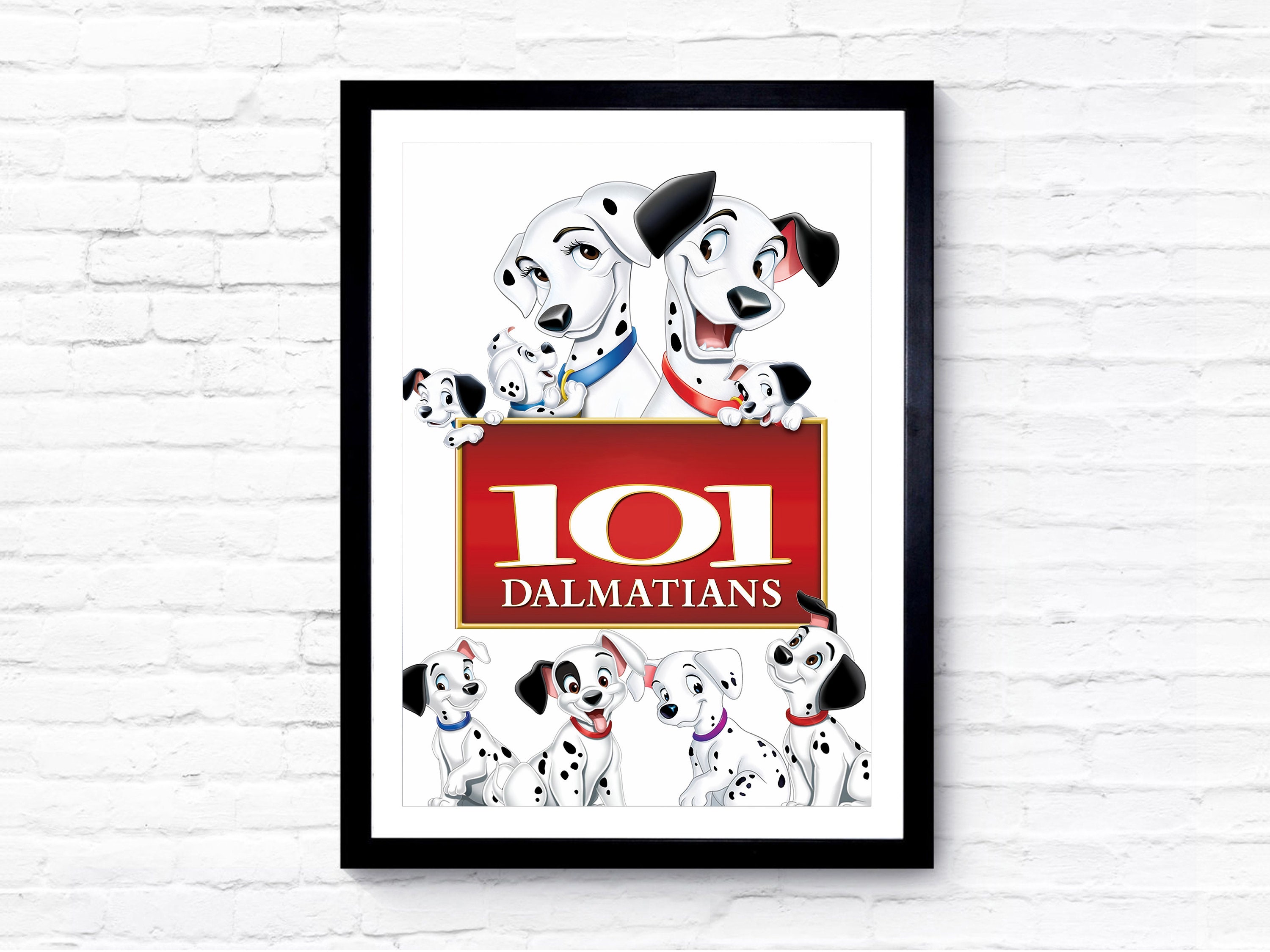 101 Dalmatians - 1996 - Movie Poster - Film Poster - Cinema Poster - A1 ...