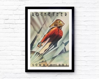 The Rocketeer - 1991 - Movie Poster - Film Poster - Cinema Poster - A1/A2/A3/A4/A5