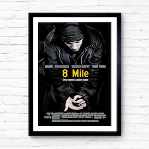 8 Mile - 2002 - Movie Poster - Film Poster - Cinema Poster - A1/A2/A3/A4/A5