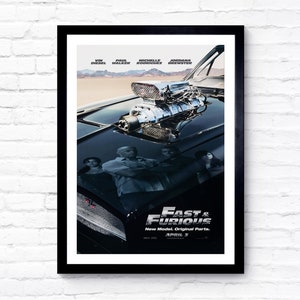 Fast & Furious - The Fast and the Furious - 2009 - Filmplakat - Filmposter - Kinoposter - A1/A2/A3/A4/A5