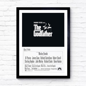 The Godfather - Marlon Brando - Al Pacino - James Caan - 1972 - Movie Poster - Film Poster - Cinema Poster - A1/A2/A3/A4/A5