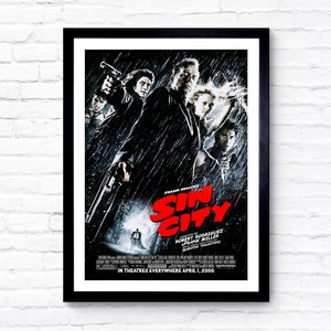 Sin City - 2005 - Movie Poster - Film Poster - Cinema Poster - A1/A2/A3/A4/A5