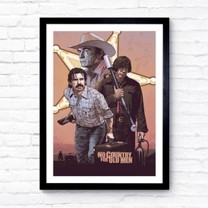 No Country for Old Men - 2007 - Movie Poster - Film Poster - Cinema Poster - A1/A2/A3/A4/A5
