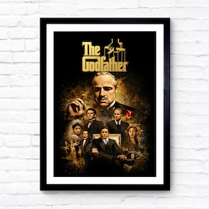 The Godfather - Marlon Brando - Al Pacino - James Caan - 1972 - Movie Poster - Film Poster - Cinema Poster - A1/A2/A3/A4/A5