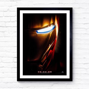 Iron Man - 2008 - Movie Poster - Film Poster - Cinema Poster - A1/A2/A3/A4/A5