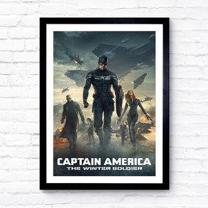 Captain America: The Winter Soldier - 2014 - Movie Poster - Film Poster - Cinema Poster - A1/A2/A3/A4/A5