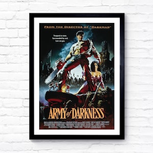 Army of Darkness - 1992 - Movie Poster - Film Poster - Cinema Poster - A1/A2/A3/A4/A5