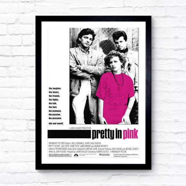 Pretty in Pink - 1986 - Filmposter - Filmposter - Kinoposter - A1/A2/A3/A4/A5