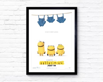 Minions - 2015 - Movie Poster - Film Poster - Cinema Poster - A1/A2/A3/A4/A5