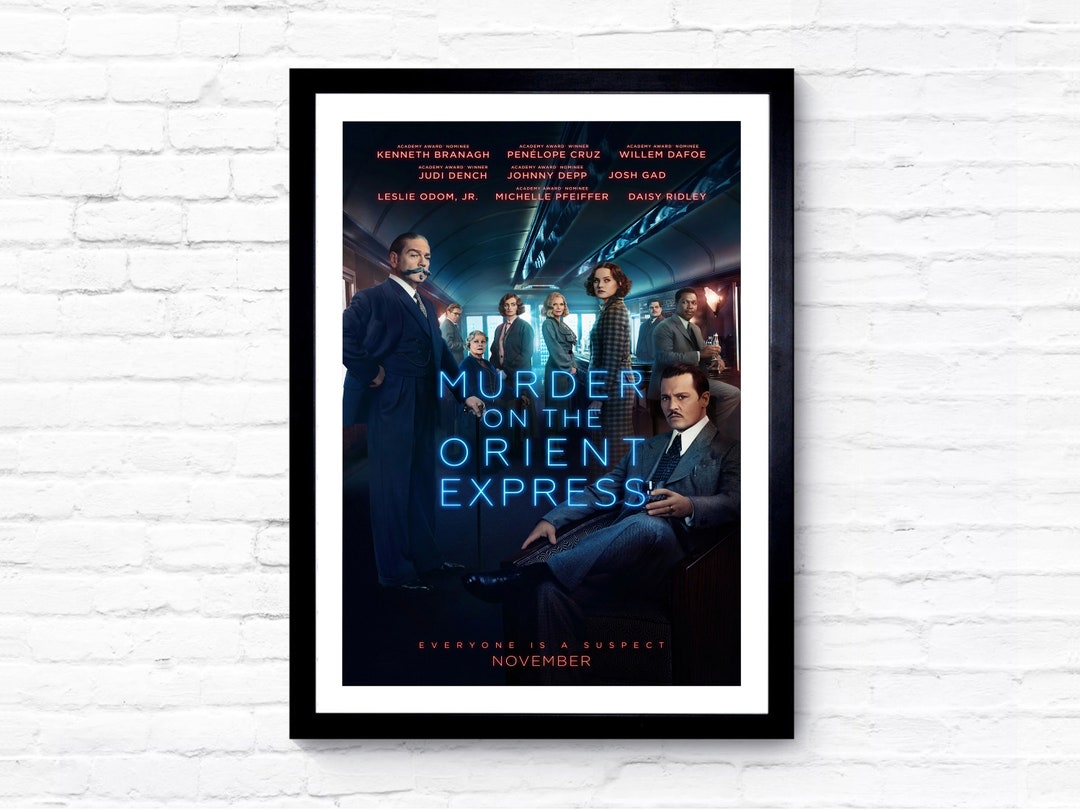 Murder on the Orient Express 2017 Movie Poster Film Etsy