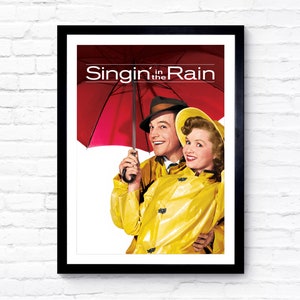 Singin&#39; in the Rain - Singing in the Rain - 1952 - Movie Poster - Film Poster - Cinema Poster - A1/A2/A3/A4/A5