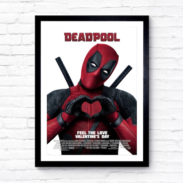 Deadpool - 2016 - Movie Poster - Film Poster - Cinema Poster - A1/A2/A3/A4/A5