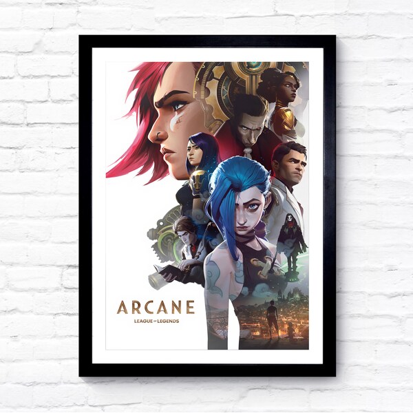 Poster Arcane Sur Toile - 40x60 Cm - Neuf Sous Emballage - Import US