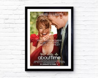 About Time - 2013 - Movie Poster - Film Poster - Cinema Poster - A1/A2/A3/A4/A5