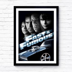 Fast & Furious - The Fast and the Furious - 2009 - Filmplakat - Filmposter - Kinoposter - A1/A2/A3/A4/A5