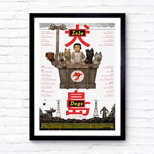 Isle of Dogs - 2018 - Movie Poster - Film Poster - Cinema Poster - A1/A2/A3/A4/A5