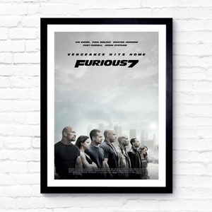 Furious 7 - The Fast and the Furious - 2015 - Filmposter - Filmposter - Kinoposter - A1/A2/A3/A4/A5