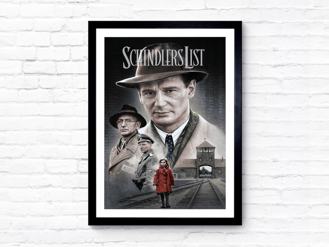 Schindler's List - 1993 - Movie Poster - Film Poster - Cinema Poster ...