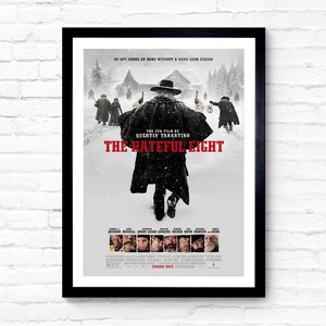 The Hateful Eight - Quentin Tarantino -Samuel L Jackson - Kurt Russel - 2015 - Filmposter - Filmposter - Kinoposter - A1/A2/A3/A4/A5