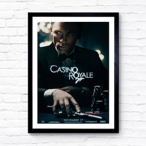 Casino Royale - James Bond - 007 - 2006 - Movie Poster - Film Poster - Cinema Poster - A1/A2/A3/A4/A5