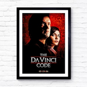 The Da Vinci Code - 2006 - Movie Poster - Film Poster - Cinema Poster - A1/A2/A3/A4/A5
