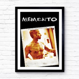 Memento - 2000 - Movie Poster - Film Poster - Cinema Poster - A1/A2/A3/A4/A5