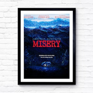 Misery - 1990 - Movie Poster - Film Poster - Cinema Poster - A1/A2/A3/A4/A5