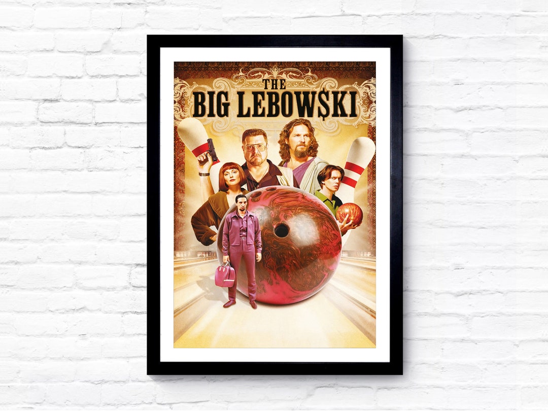 The Big Lebowski 1998 Movie Poster Film Poster Cinema Poster the-big-lebowski-1998-movie-poster-film-poster-cinema-poster