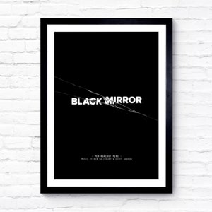 Black Mirror - 2011 - TV Series - Movie Poster - Film Poster - Cinema Poster - A1/A2/A3/A4/A5