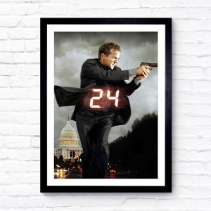 24 - 2001 - TV Series - Movie Poster - Film Poster - Cinema Poster - A1/A2/A3/A4/A5