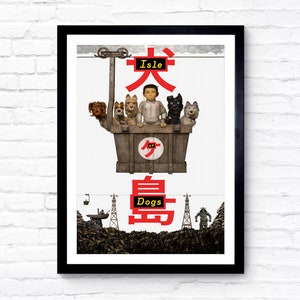 Isle of Dogs - 2018 - Movie Poster - Film Poster - Cinema Poster - A1/A2/A3/A4/A5