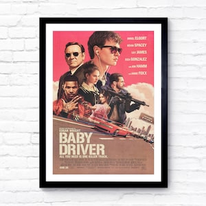 Baby Fahrer - 2017 - Filmposter - Filmposter - Kinoposter - A1/A2/A3/A4/A5