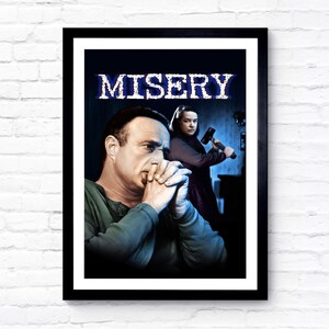 Misery - 1990 - Movie Poster - Film Poster - Cinema Poster - A1/A2/A3/A4/A5