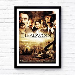 Deadwood - 2004 - TV Series - Movie Poster - Film Poster - Cinema Poster - A1/A2/A3/A4/A5