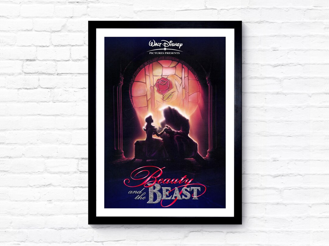 Beauty and the Beast - 1991 - Movie Poster - Film Poster - Cinema ...