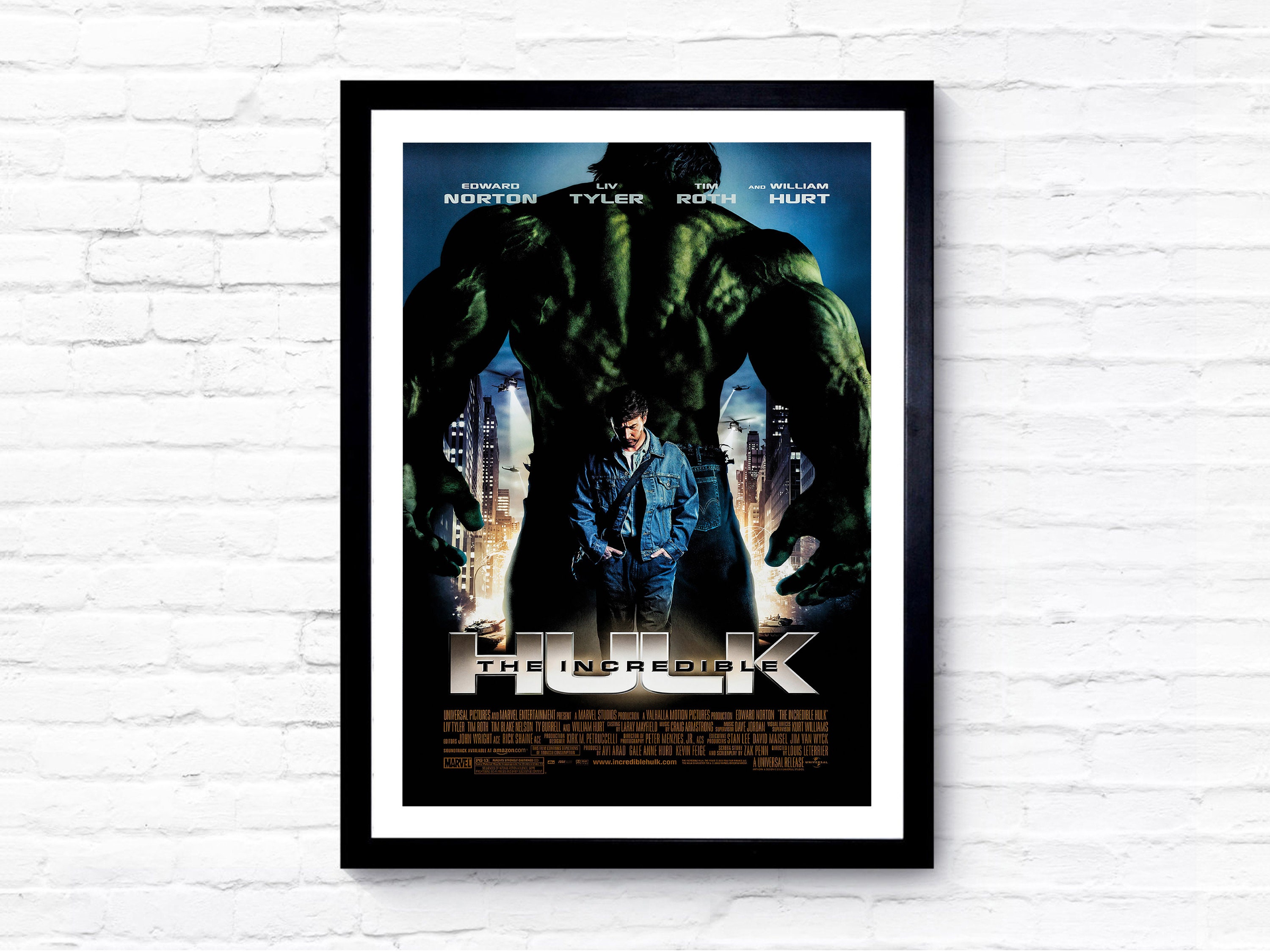 インクレディブル・ハルク　USオリジナル映画ポスター インクレディブル・ハルク USオリジナル映画ポスター