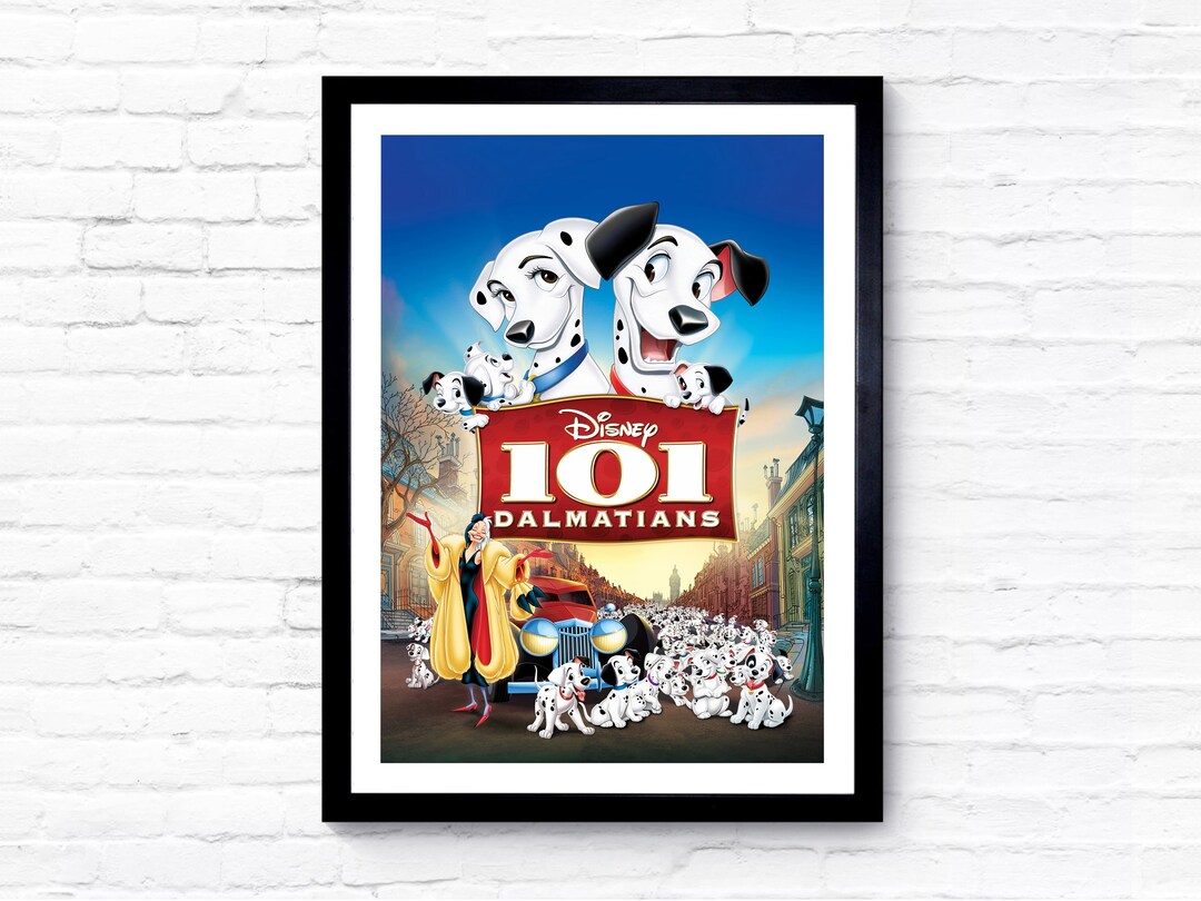 101 Dalmatians 1996 Movie Poster Film Poster Cinema Poster A1/A2/A3/A4