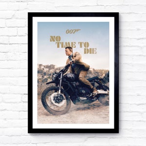 No Time to Die - James Bond - 007 - 2021 - Movie Poster - Film Poster - Cinema Poster - A1/A2/A3/A4/A5