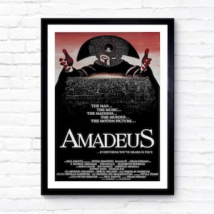 Amadeus - 1984 - Movie Poster - Film Poster - Cinema Poster - A1/A2/A3/A4/A5
