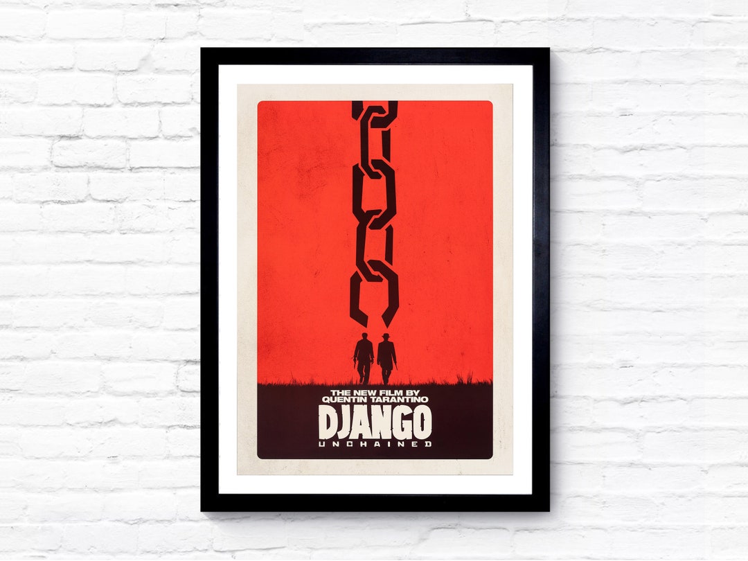 Django Book Django Unchained 2012 Movie Poster - Available In Sizes A5, A4, A3, A2, A1 2012 Film Poster Print A5 A4 A3 A2 A1 Size Quentin Tarantino - Foto 6