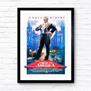 Coming to America - 1988 - Movie Poster - Film Poster - Cinema Poster - A1/A2/A3/A4/A5