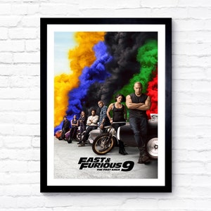 F9 - The Fast and the Furious - 2021 - Movie Poster - Film Poster - Cinema Poster - A1/A2/A3/A4/A5