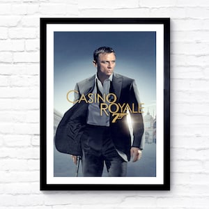 Casino Royale - James Bond - 007 - 2006 - Movie Poster - Film Poster - Cinema Poster - A1/A2/A3/A4/A5